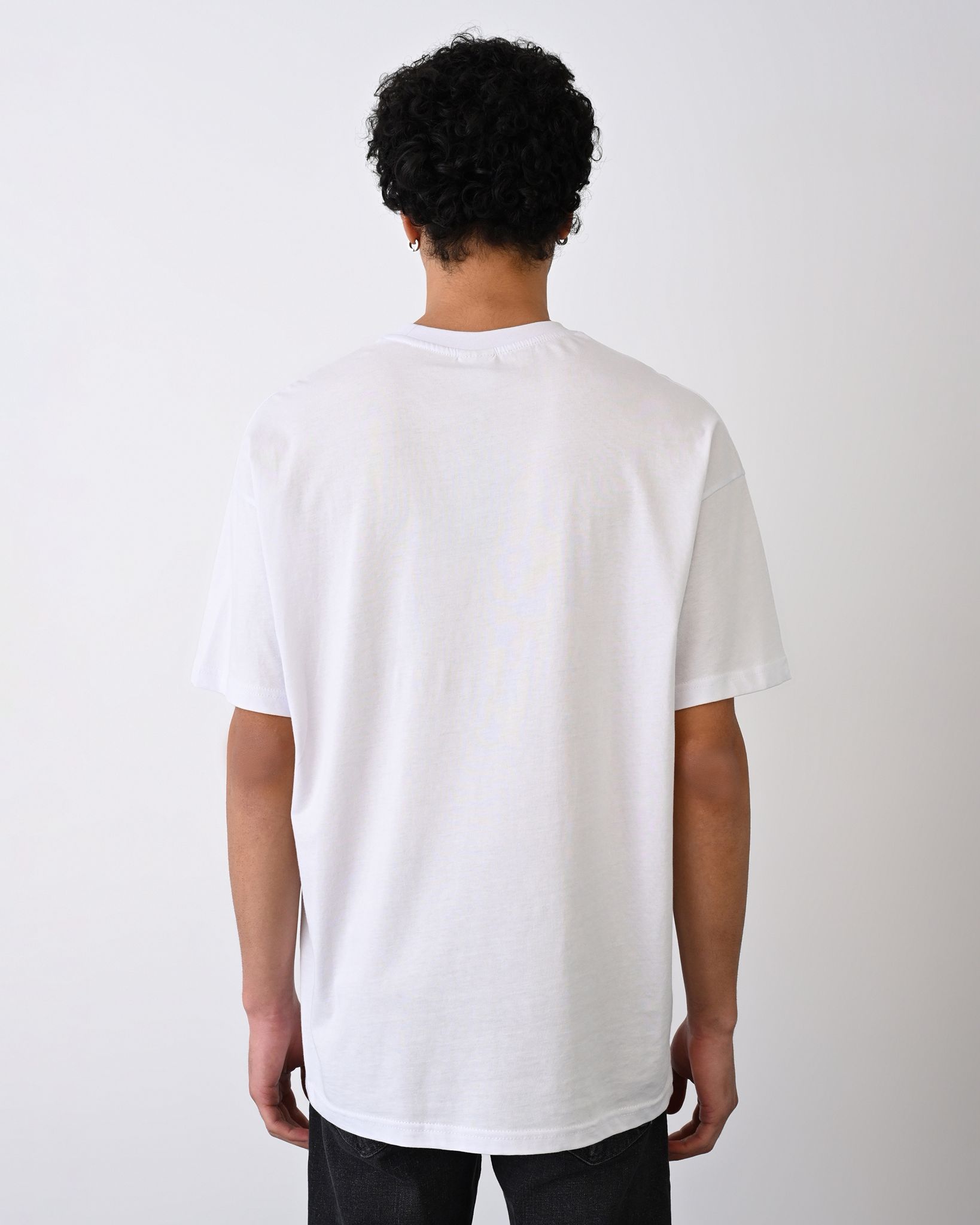 24/1 Basic Tshirt – Beyaz - Oversize Fit