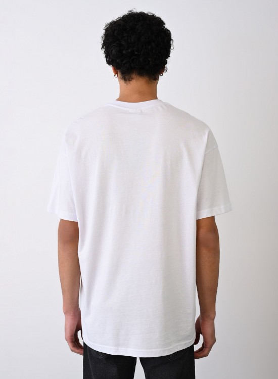24/1 Basic Tshirt – Beyaz - Oversize Fit
