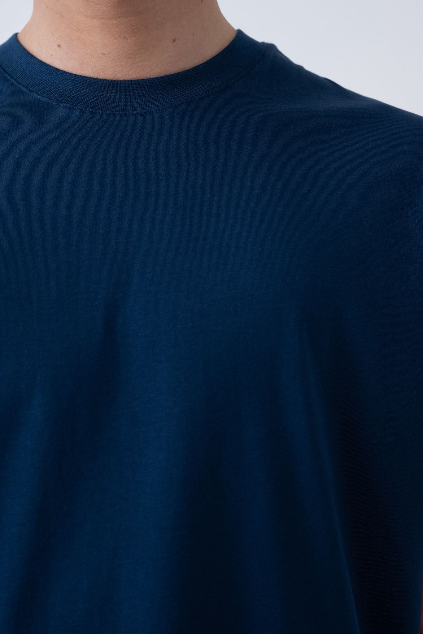 24/1 Basic Tshirt – İndigo - Oversize Fit