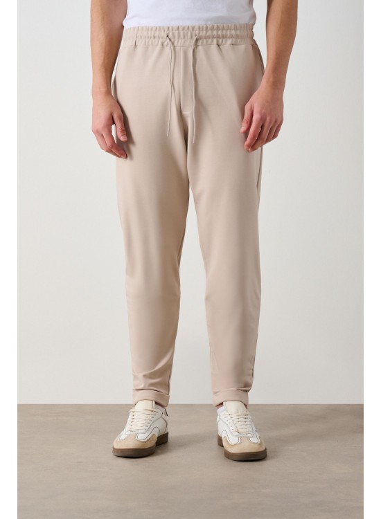 Soft Kumaş Pantolon – Bej  - Regular Fit