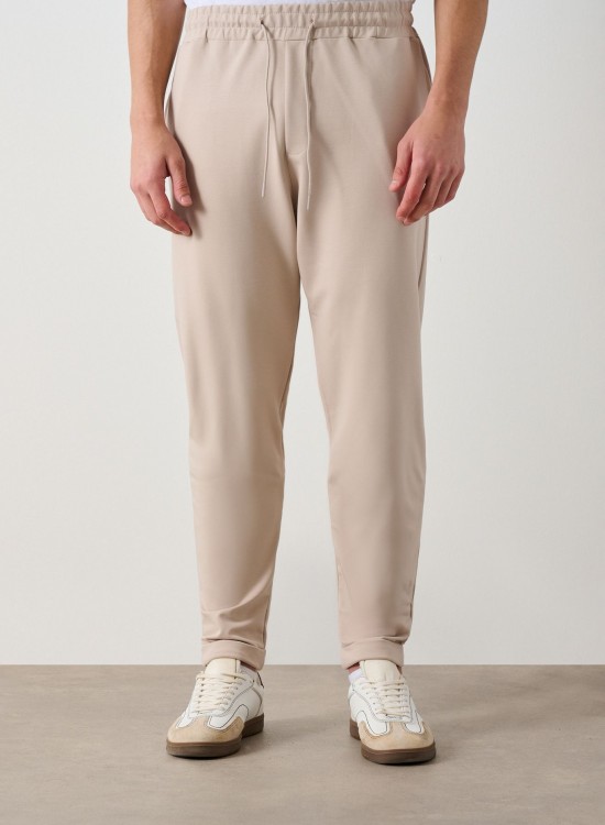 Soft Kumaş Pantolon – Bej  - Regular Fit
