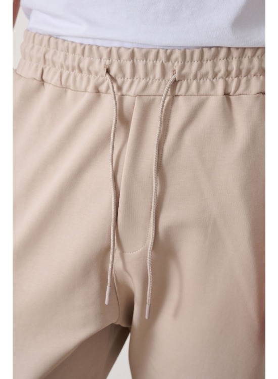 Soft Kumaş Pantolon – Bej  - Regular Fit