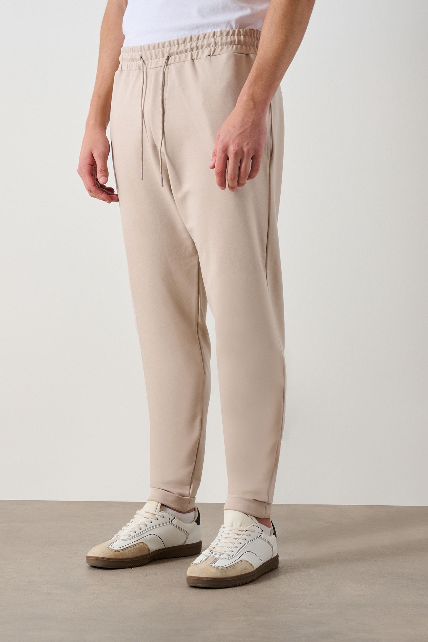Soft Kumaş Pantolon – Bej  - Regular Fit