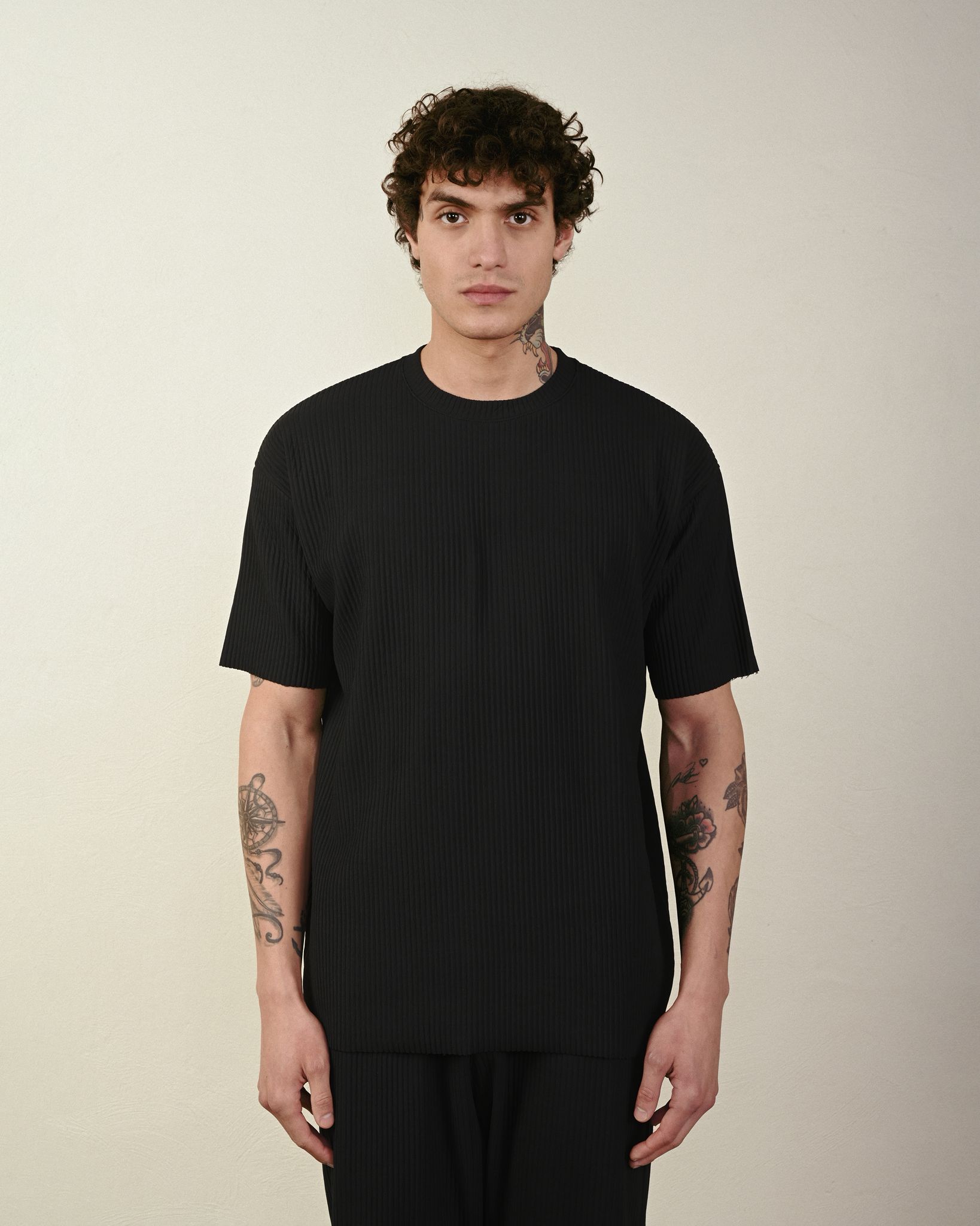 Raporlu Tshirt – Siyah - Oversize Fit
