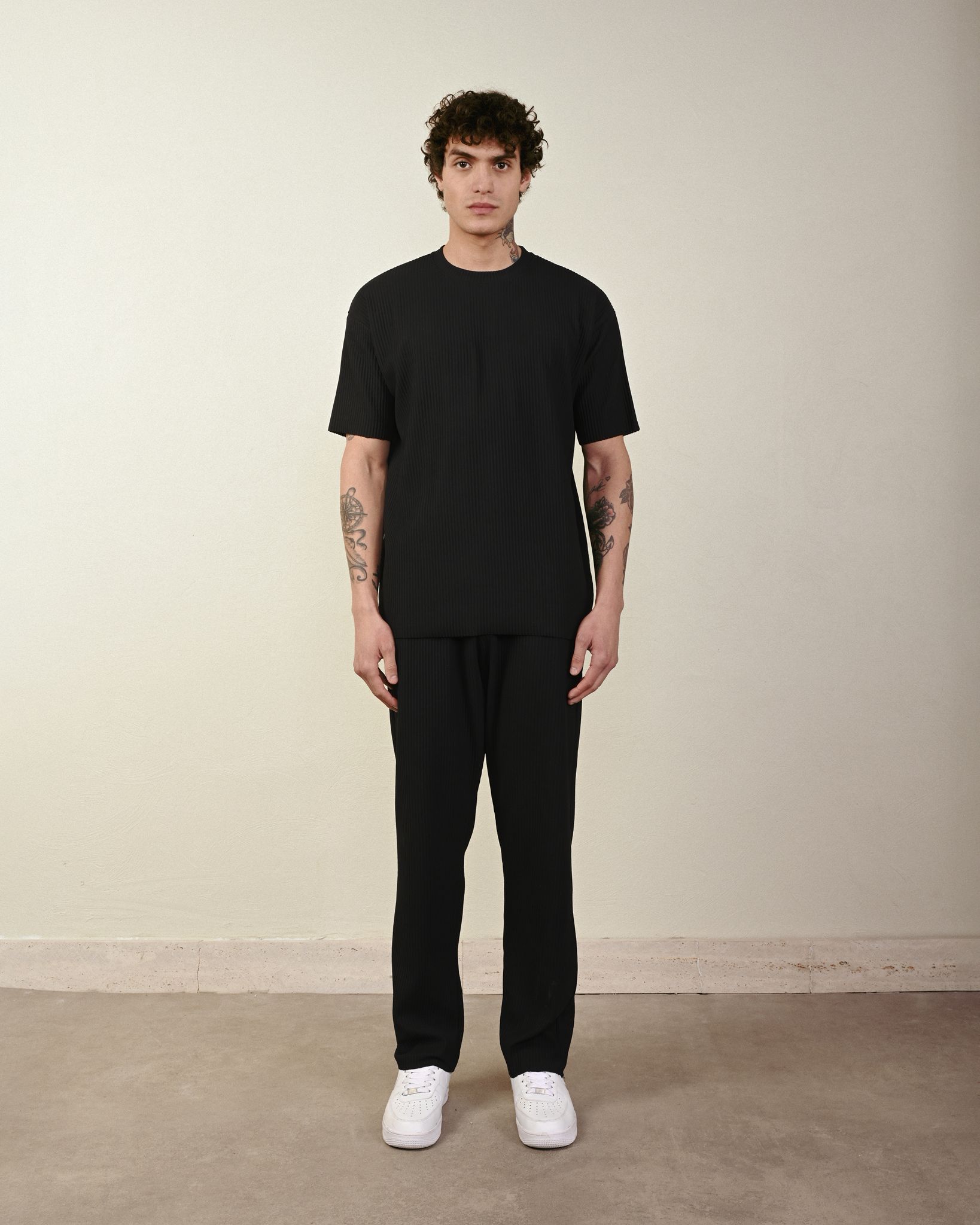 Raporlu Tshirt – Siyah - Oversize Fit