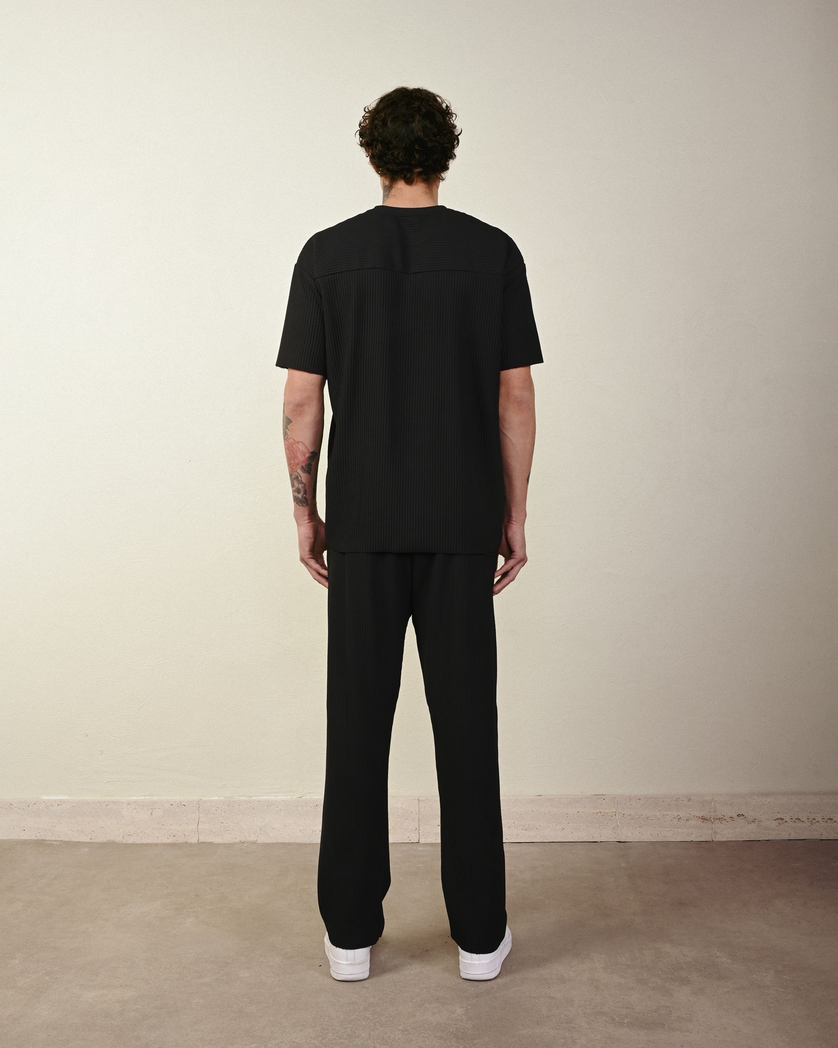 Raporlu Tshirt – Siyah - Oversize Fit