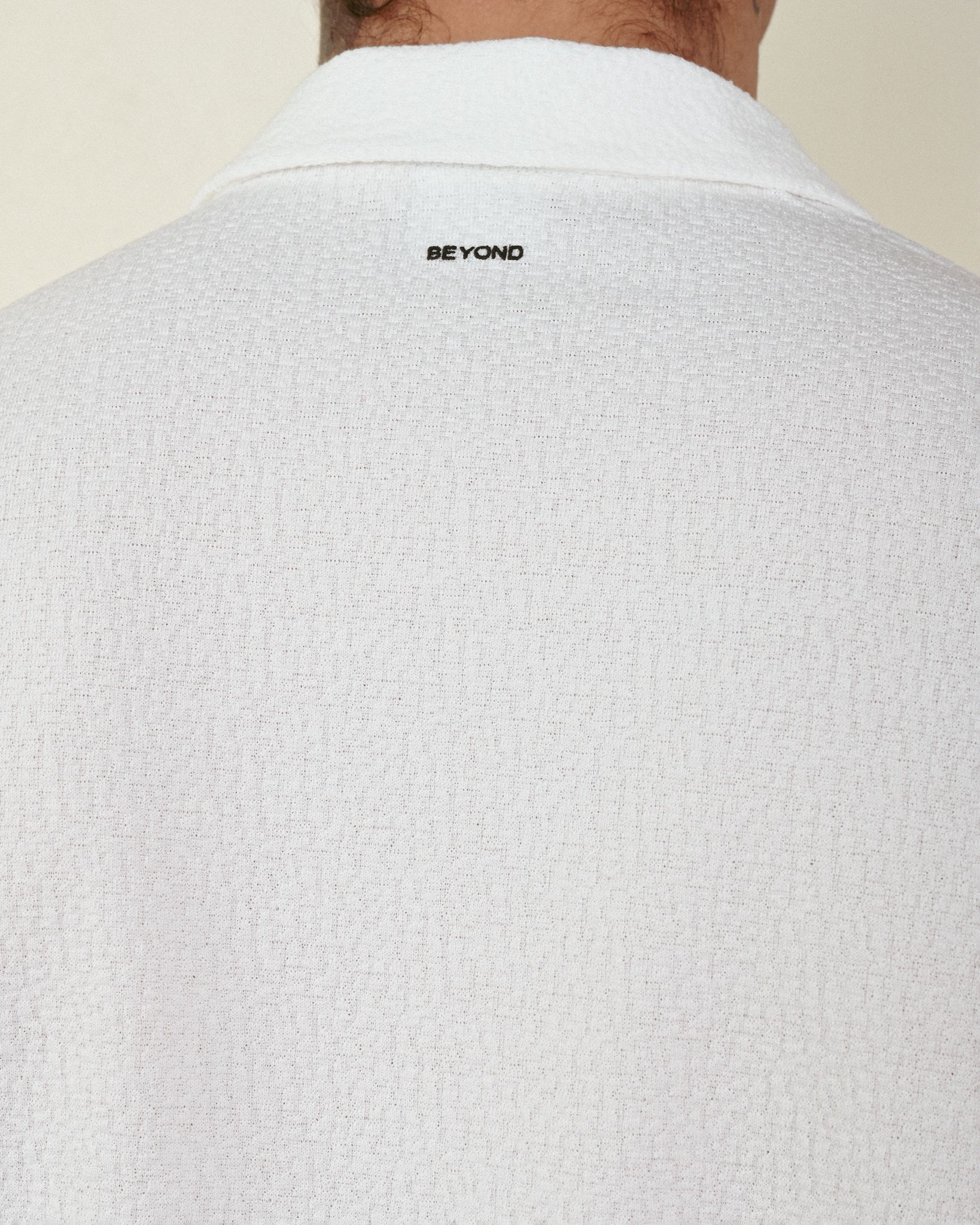 "BEYOND" Gömlek - Beyaz – Oversize Fit