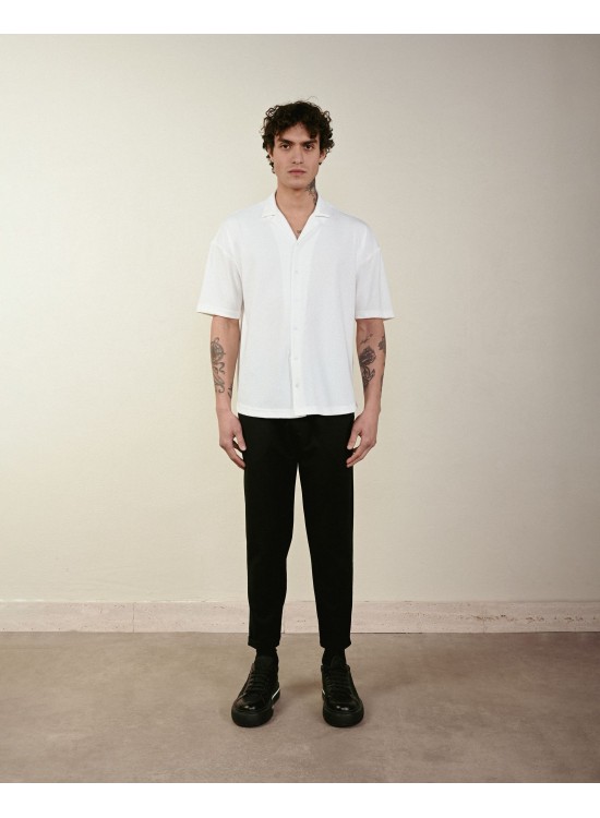 "BEYOND" Gömlek - Beyaz – Oversize Fit