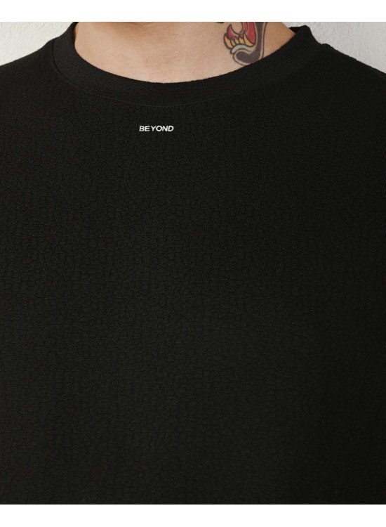 "BEYOND" Tshirt – Siyah - Oversize Fit