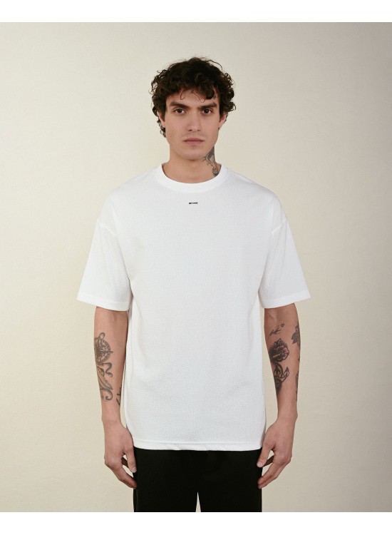 "BEYOND" Tshirt – Beyaz -  Oversize Fit