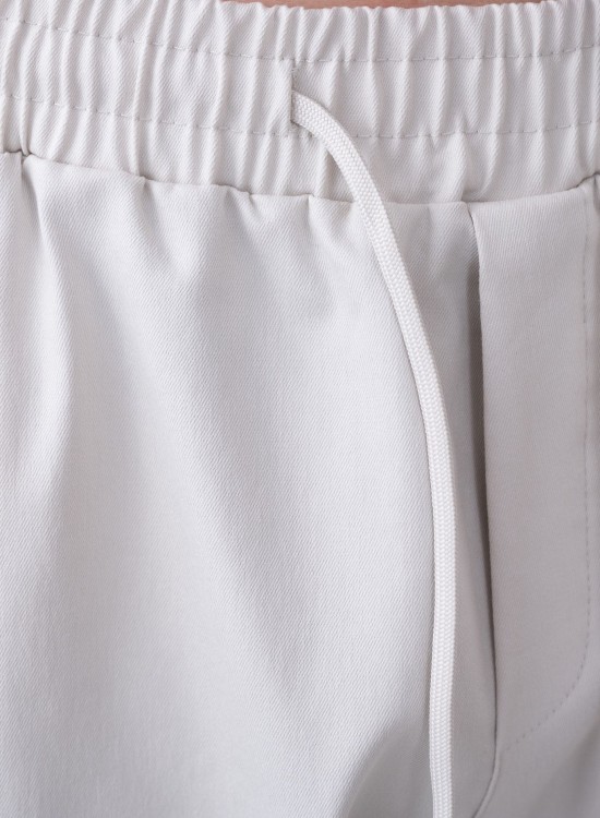 Soft Kumaş Likralı Jogger Pantolon – Gri - Boyfriend Fit